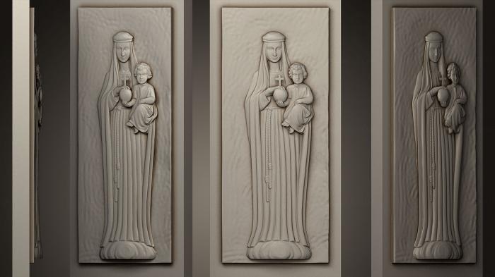 High reliefs and bas-reliefs, historical and religious (GRLFH_0450) 3D model for CNC machine